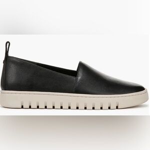 Vionic Black and Cream Loafers